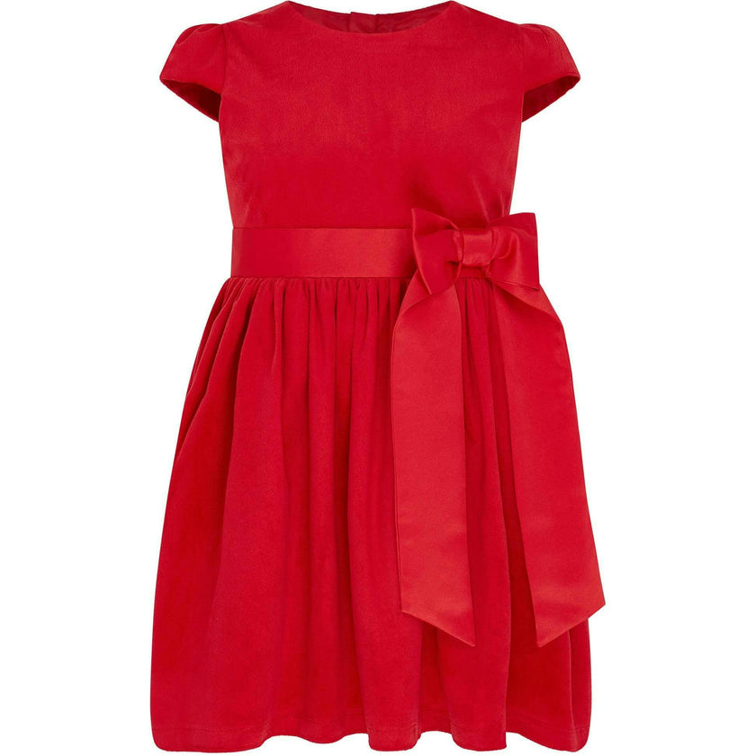 Billy Velvet & Satin Bow Occasion Party Dress