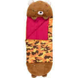 Happy Nappers: Pillow & Sleepy Sack: Large - Benny The Brown