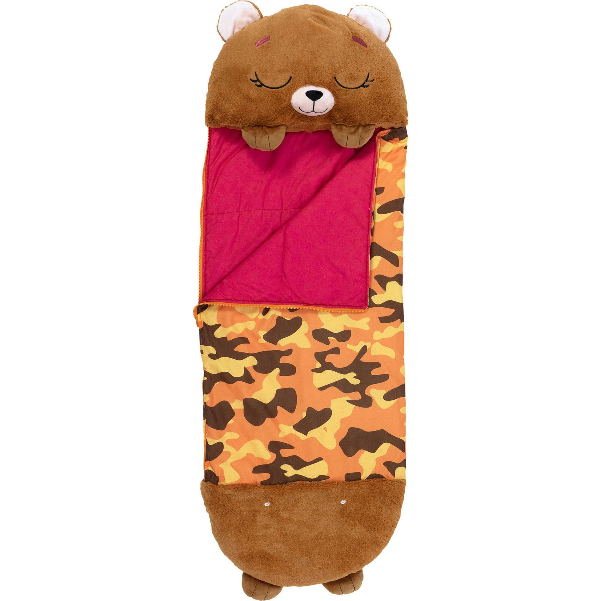 Happy Nappers: Pillow & Sleepy Sack: Large - Benny The Brown