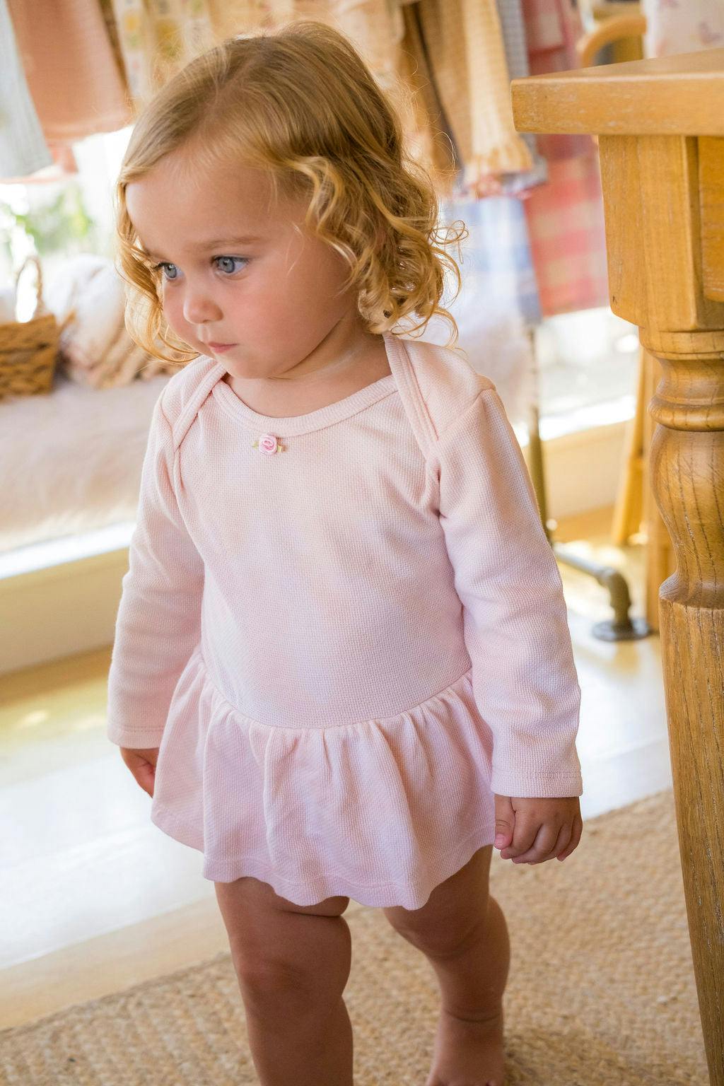 Tie-dye Onesie in Baby Pink