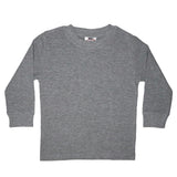 Long Sleeve Solid Thermal Shirt - Heather Grey