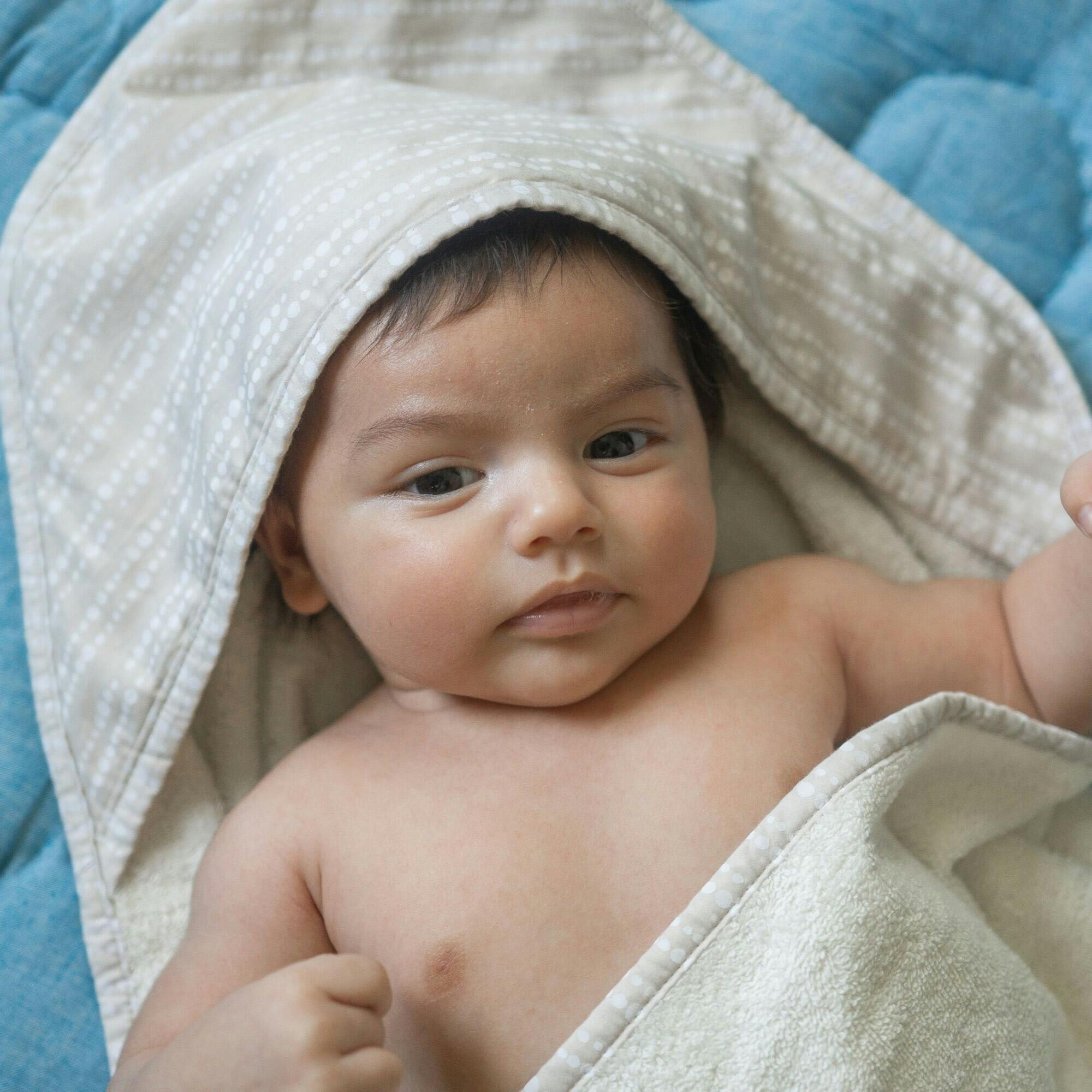Cove Baby Hooded Towel (Dot)