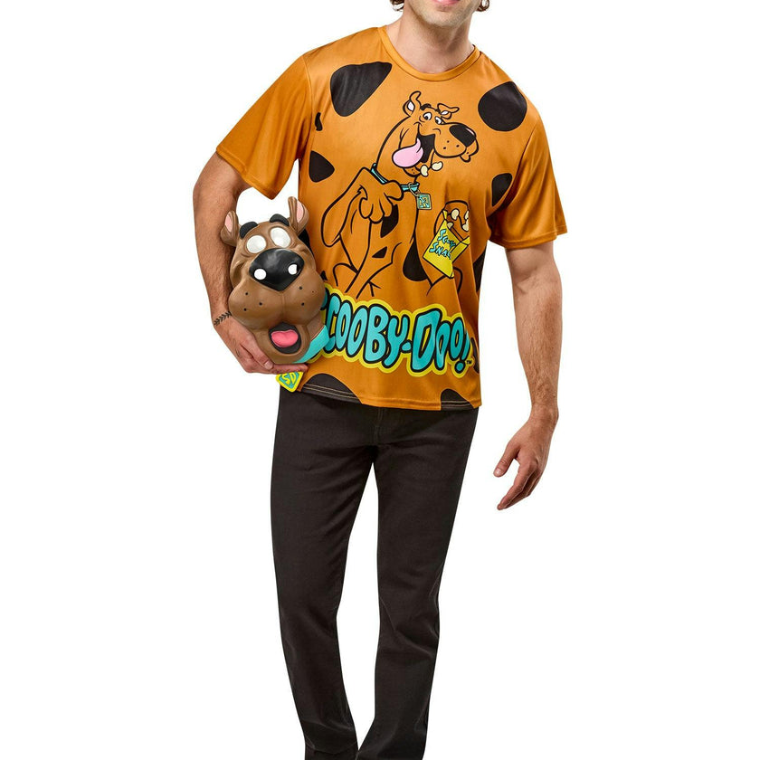 Men's Ben Cooper Scooby Doo T-Shirt and Half Mask