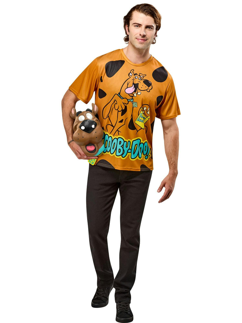 Men's Ben Cooper Scooby Doo T-Shirt and Half Mask