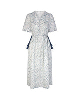 Lindsay Dress in Floral Blues