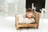 Scallop Stitch Blanket Light Maple