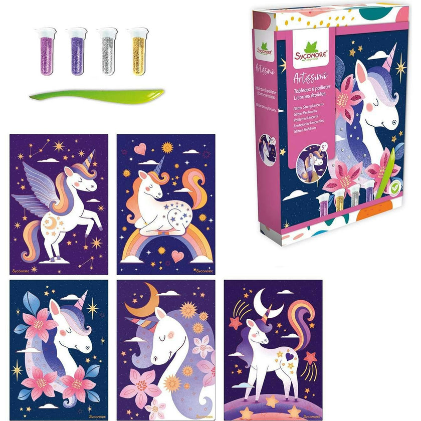 Artissimo - Glitter Boards - Unicorns - 5y+