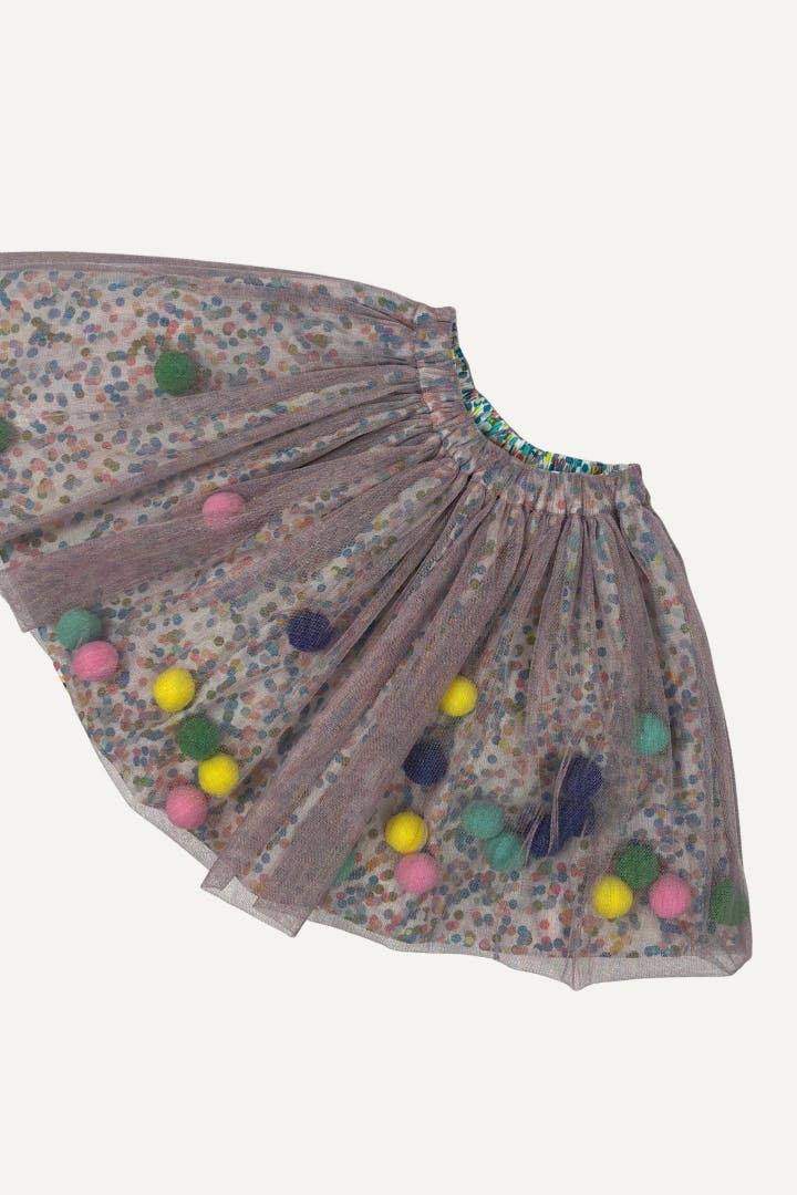 CLAIRE POM POM SKIRT