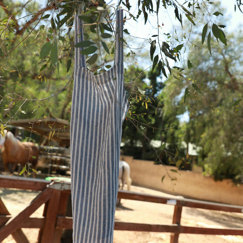 Nossilac French Linen Crossback Apron&nbsp;