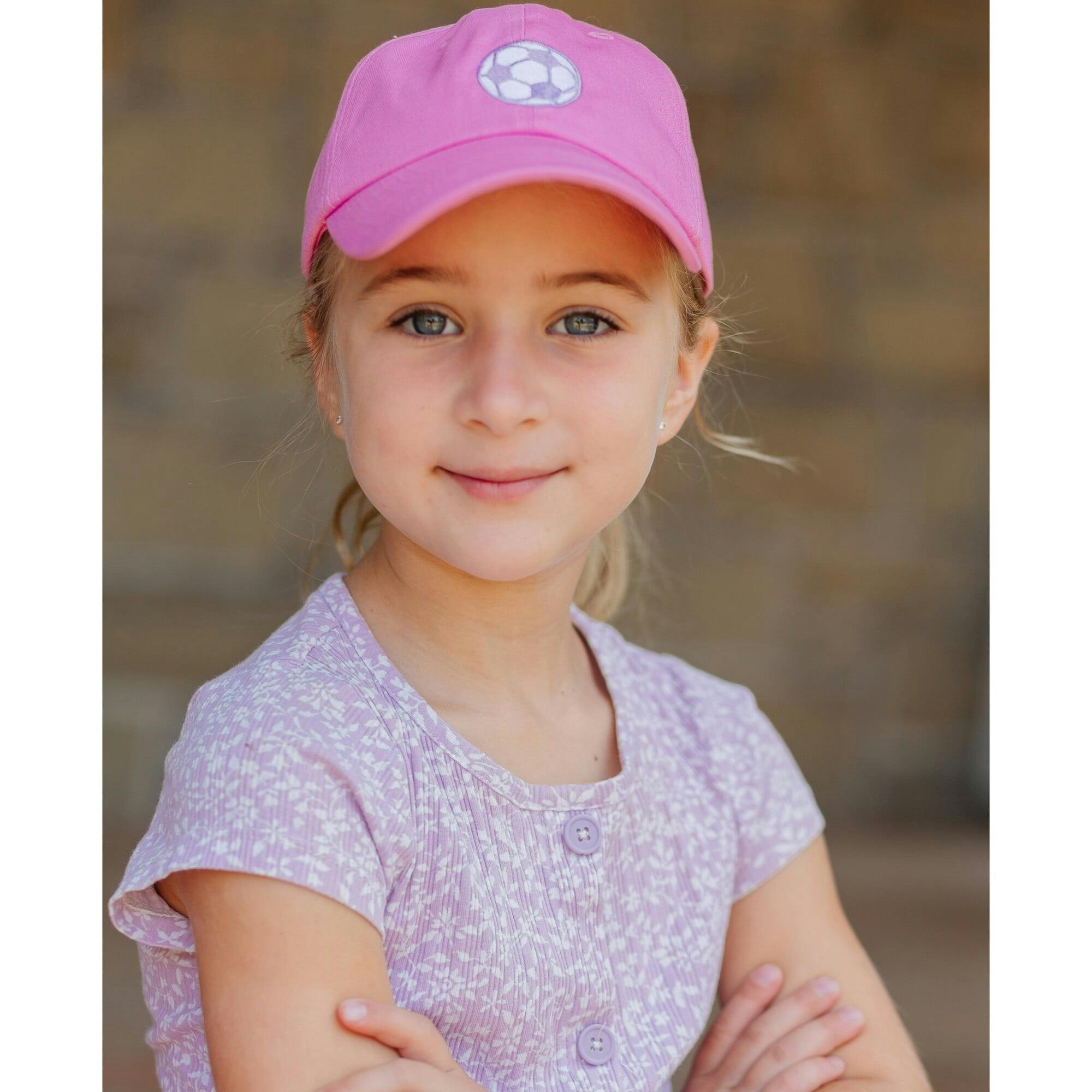 Soccer Bow Baseball Hat (Youth)