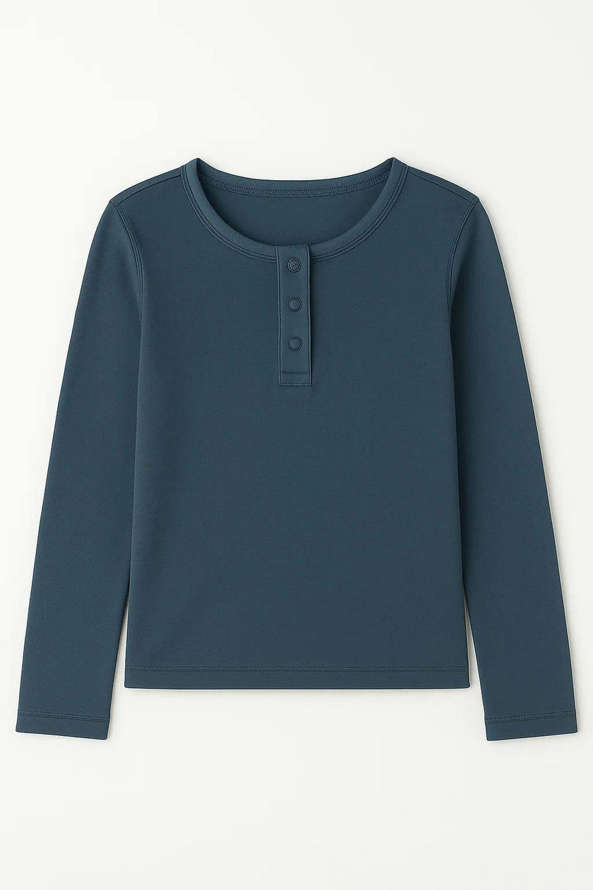 Teen Seam Henley