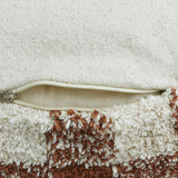 Vichy Plush Tablecloth-Inspired Pouf