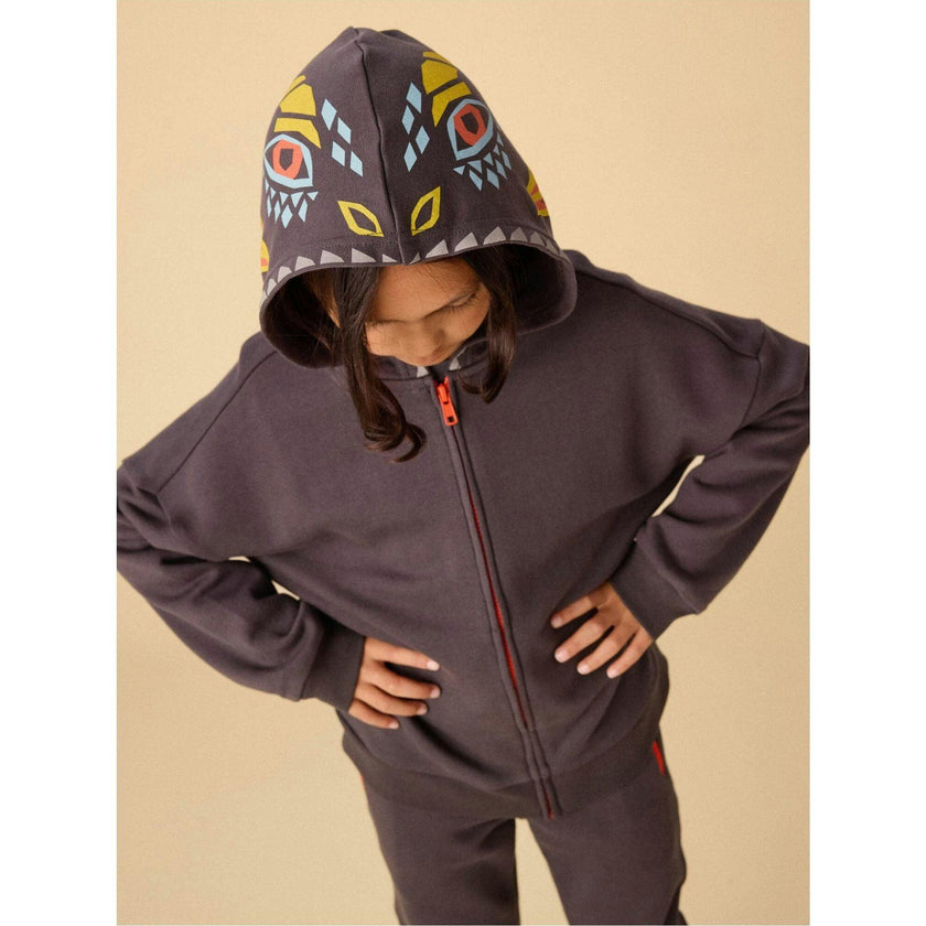 Hood Easy Fit Hoodie, Black