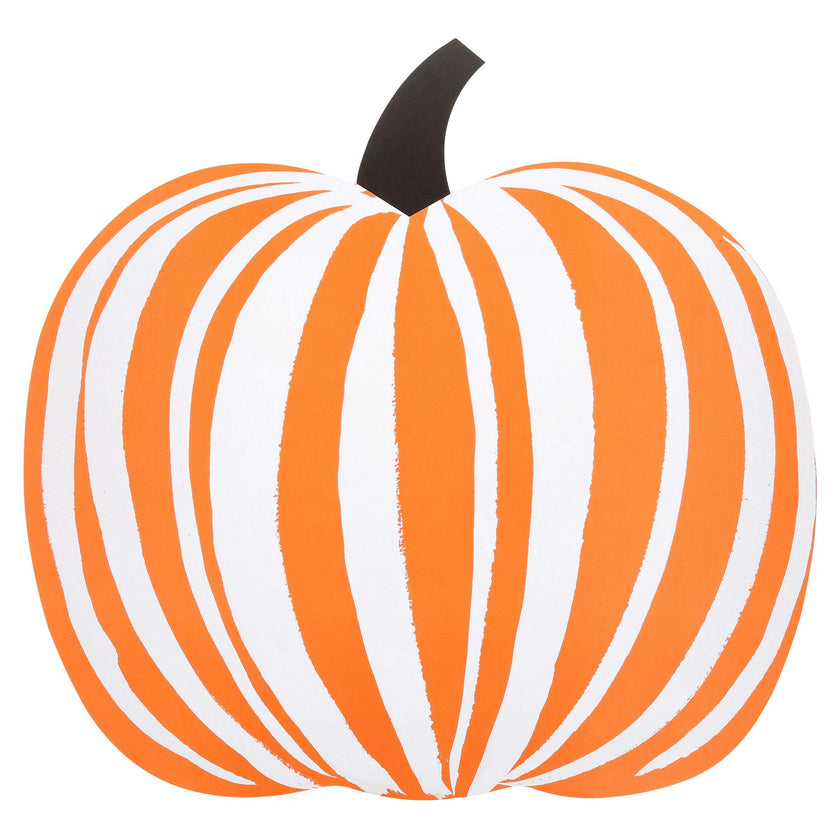 Stripe Pumpkin Paper Placemats