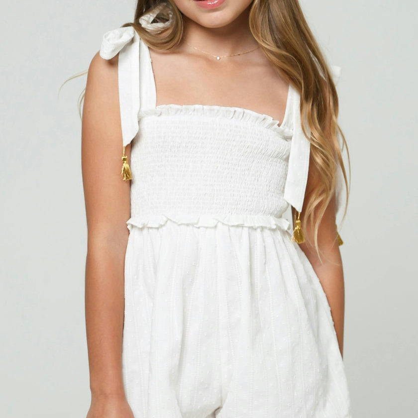 Shellona Romper white