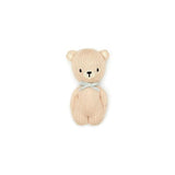 Bear Rattle Light Beige & light blue