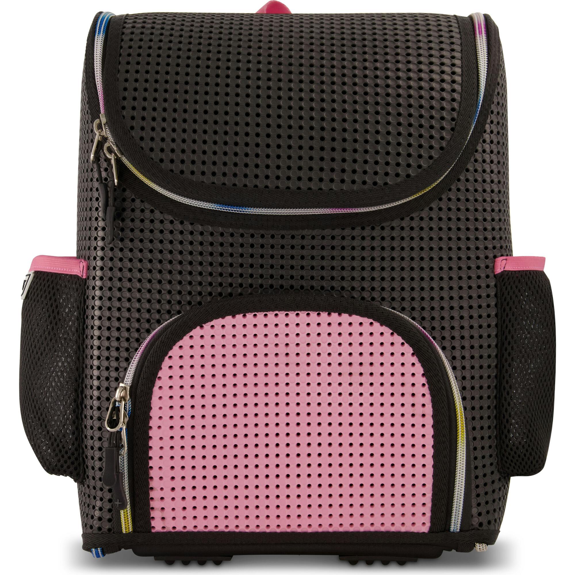 Student Backpack Rainbow Pink