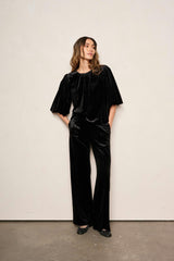 Women's Jin Velvet Wide Leg Pant