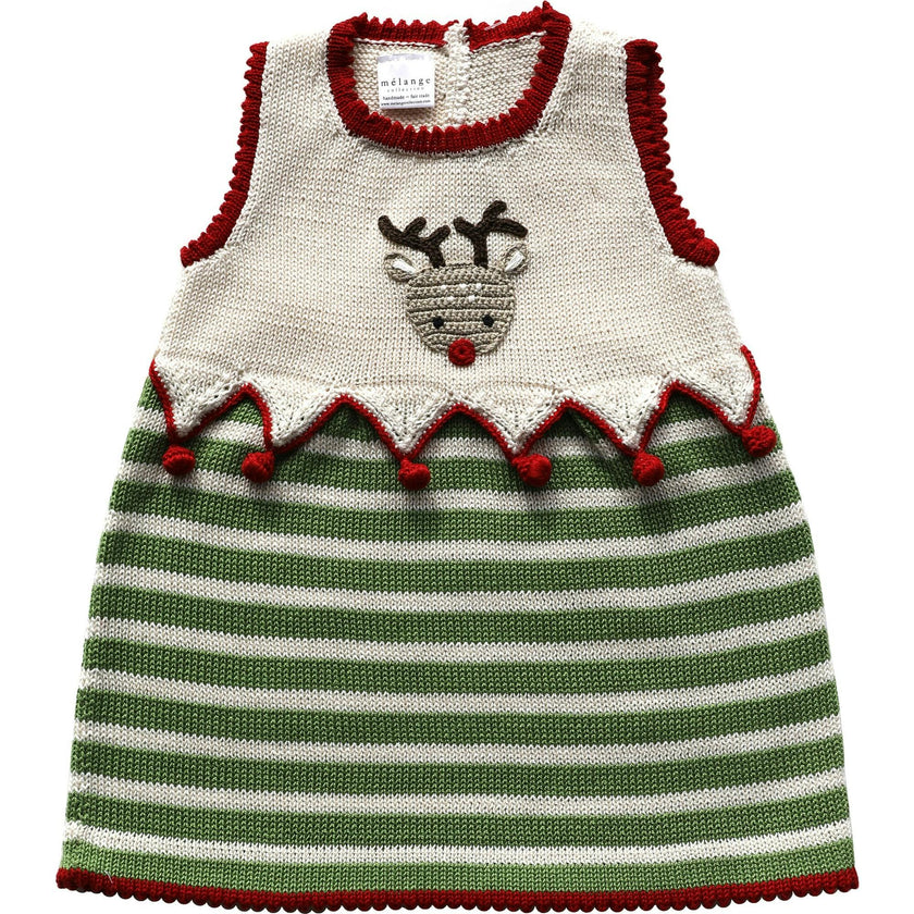 Knit Reindeer Dress