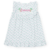 Piper Girls' Dress - Palm Tree Isle Pink