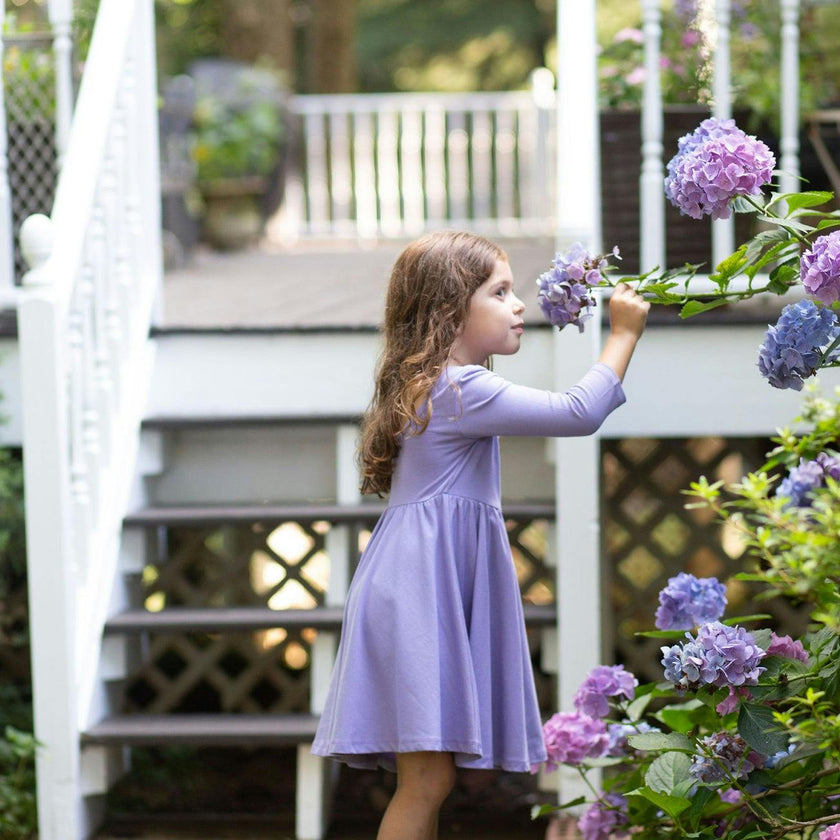 Twirly Dress in Purple