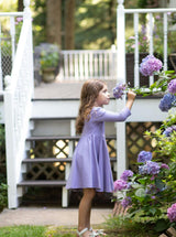 Twirly Dress in Purple
