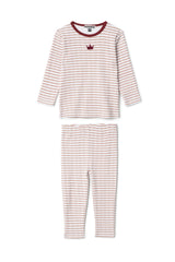 Striped Pointelle 2Pc Set