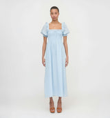 The Scarlett Nap Dress - Pale Blue