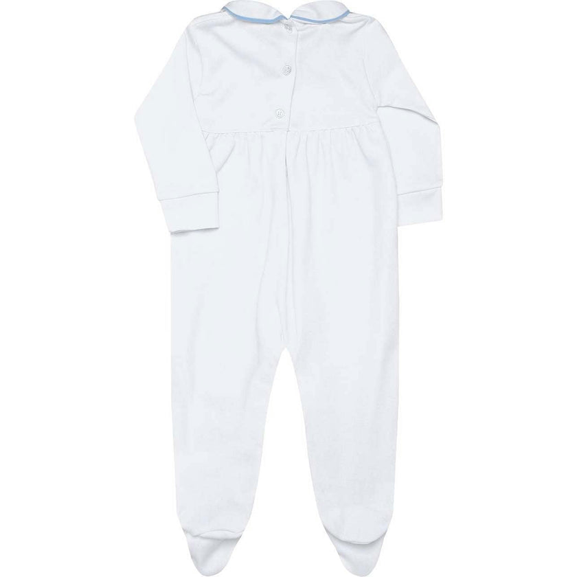 Nella Long Sleeve Smocked Footie