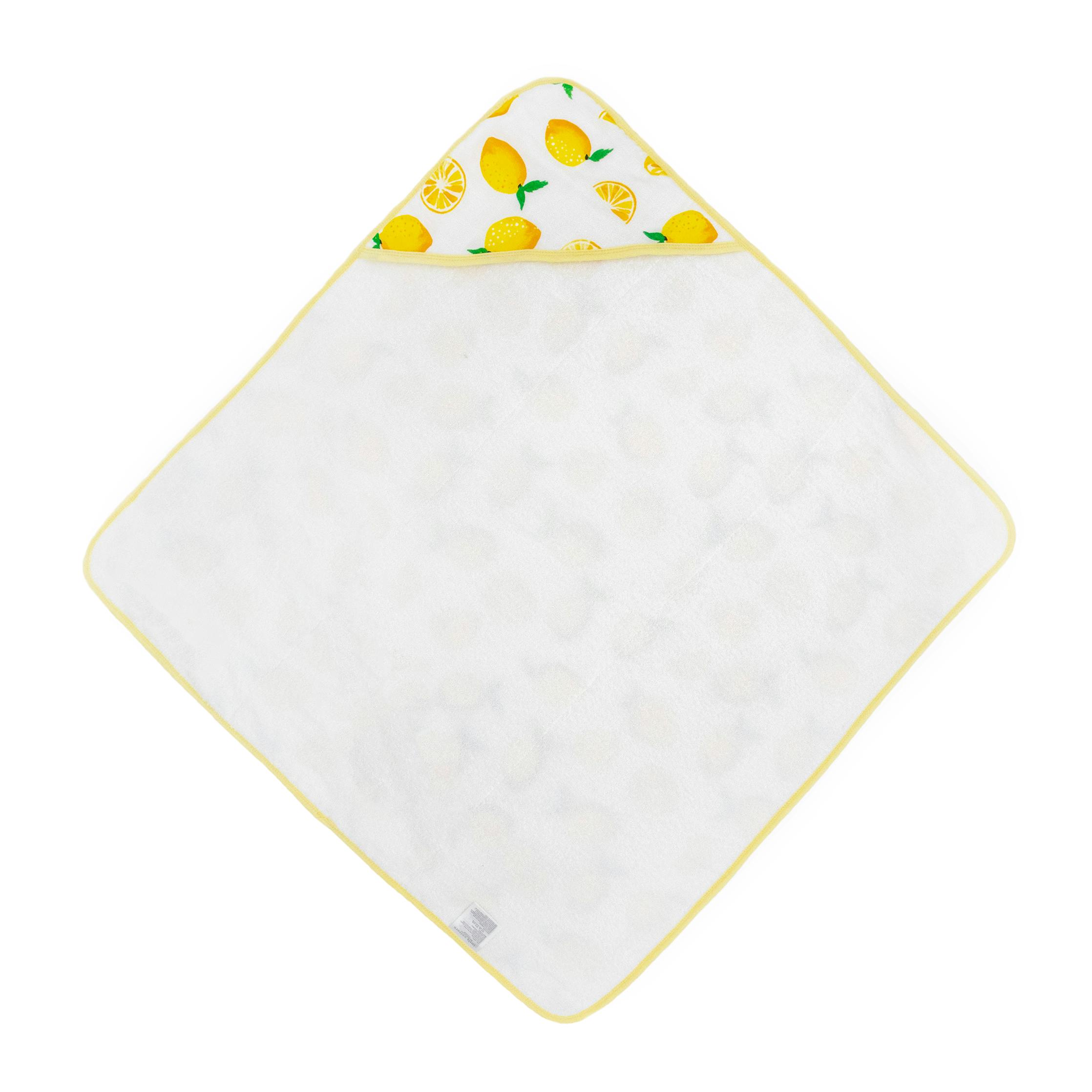 Infant Hooded Towel - Lemon