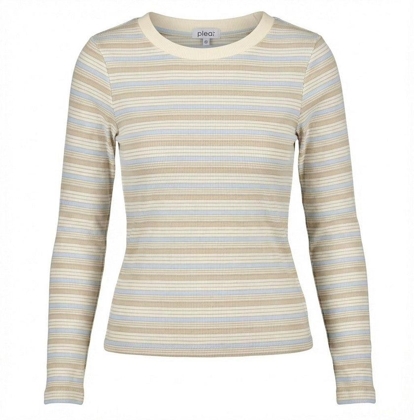 Ella Tee Light Blue/Cream
