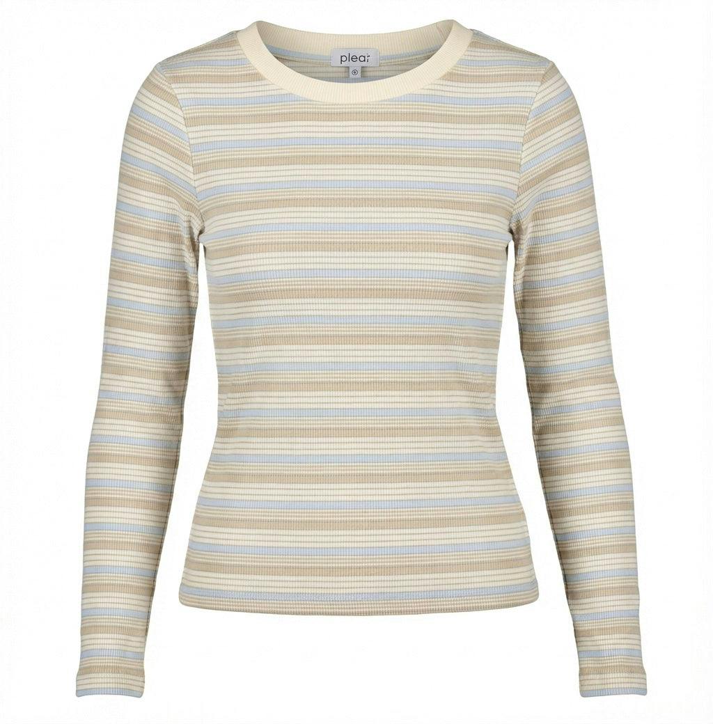 Ella Tee Light Blue/Cream