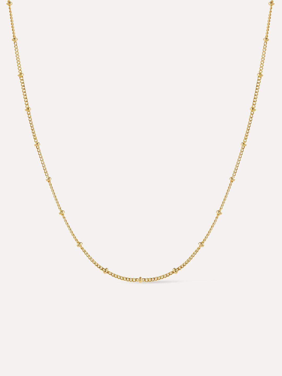 Small Ball Chain Necklace - Ana Gold
