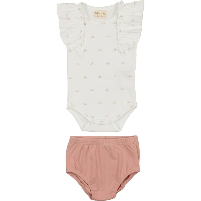 Ruffle Onesie & Bloomers Set