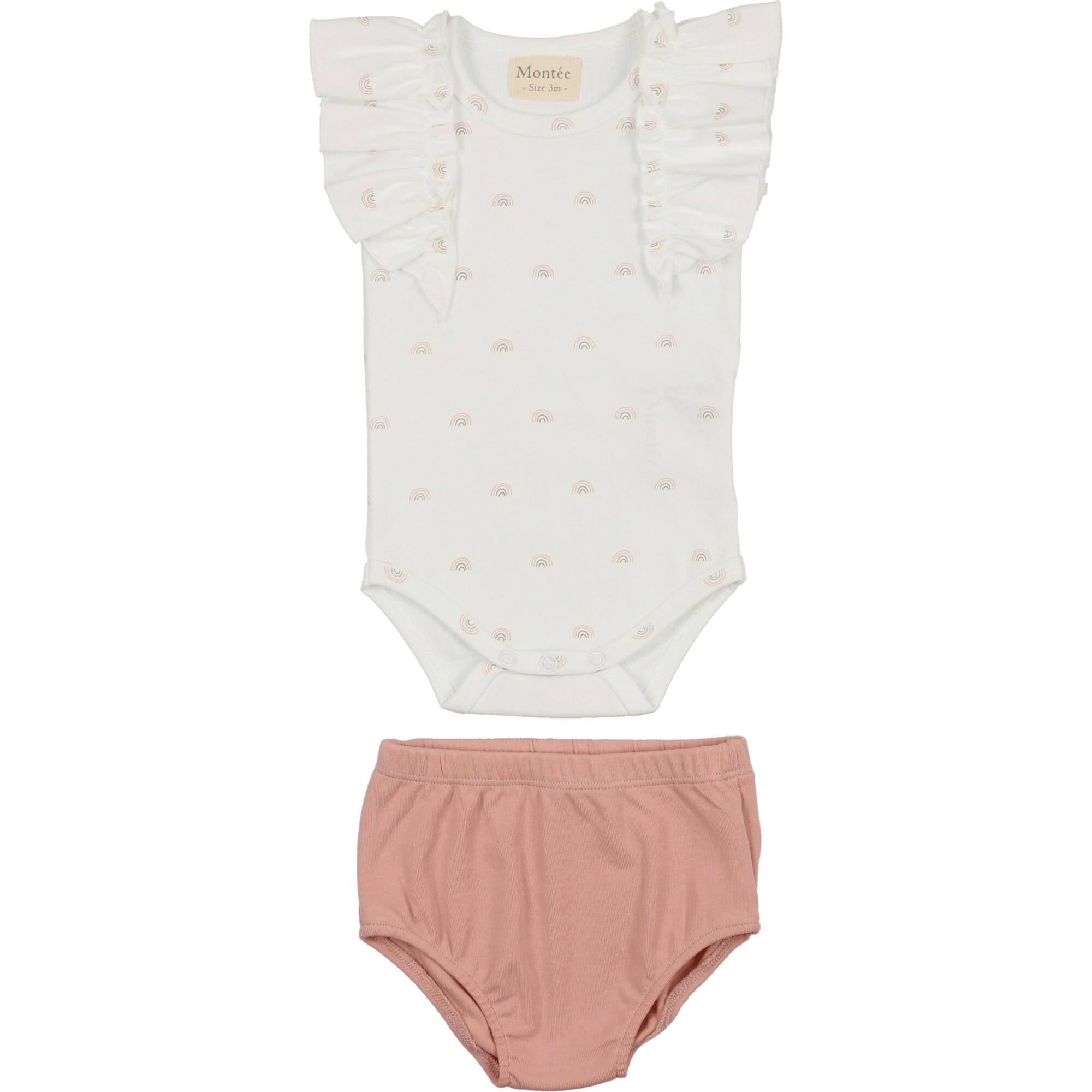 Ruffle Onesie & Bloomers Set