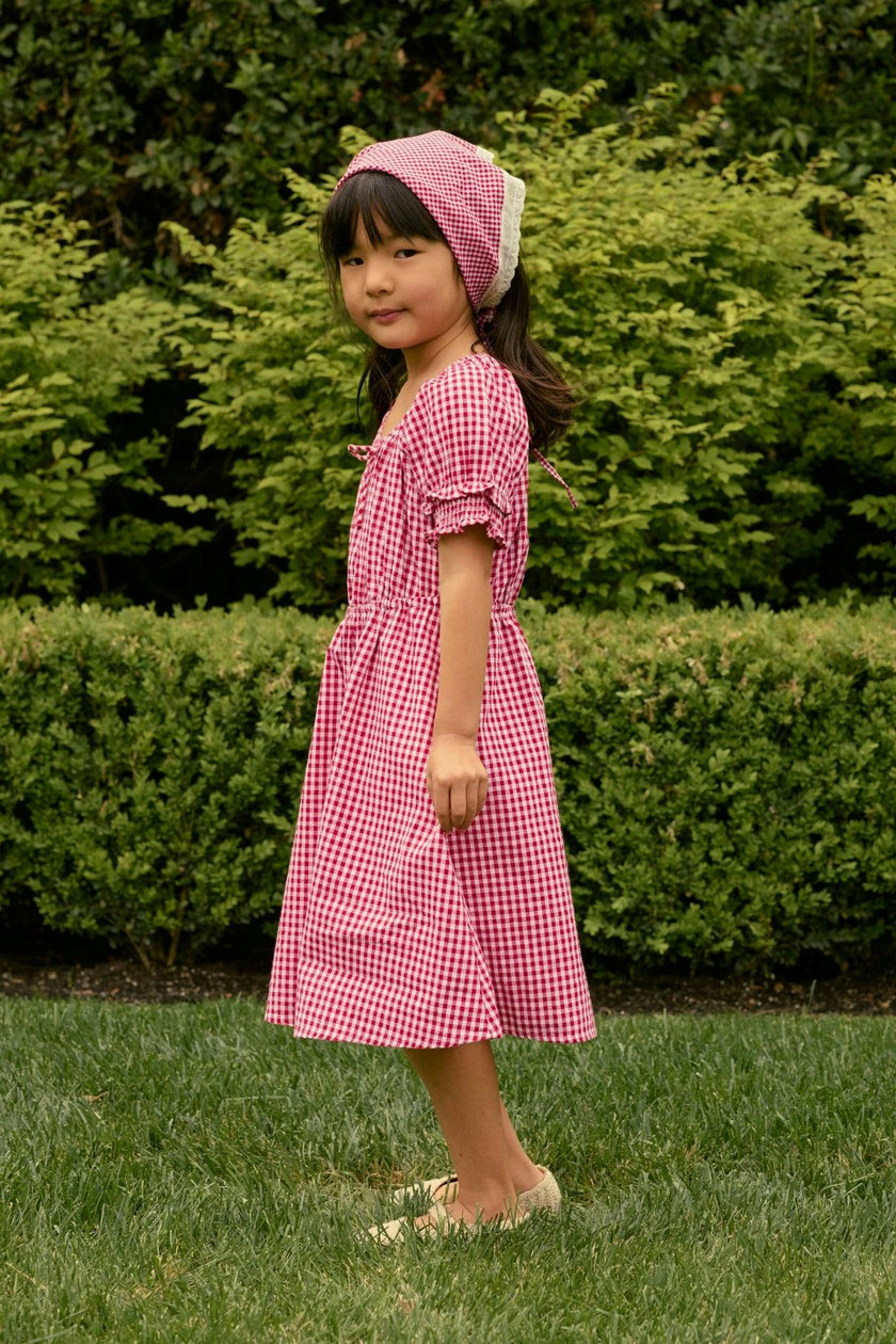 Mini Jessie Dress in Red Gingham