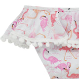 UPF 50+ Gemma Two Piece Smocked Pom-Pom Swimsuit