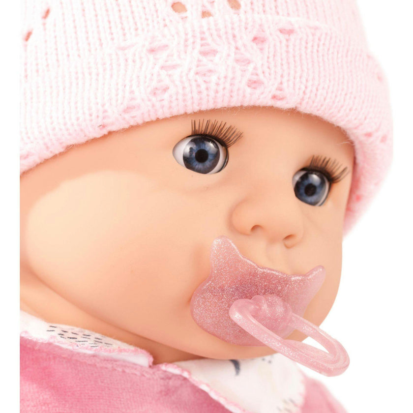 Cookie 19" Soft Baby Doll in Pink with Blue Sleeping Eyes and Accessories