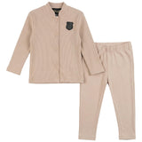 Ribbed Button Down Set