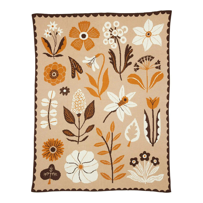 Petals Knit Blanket