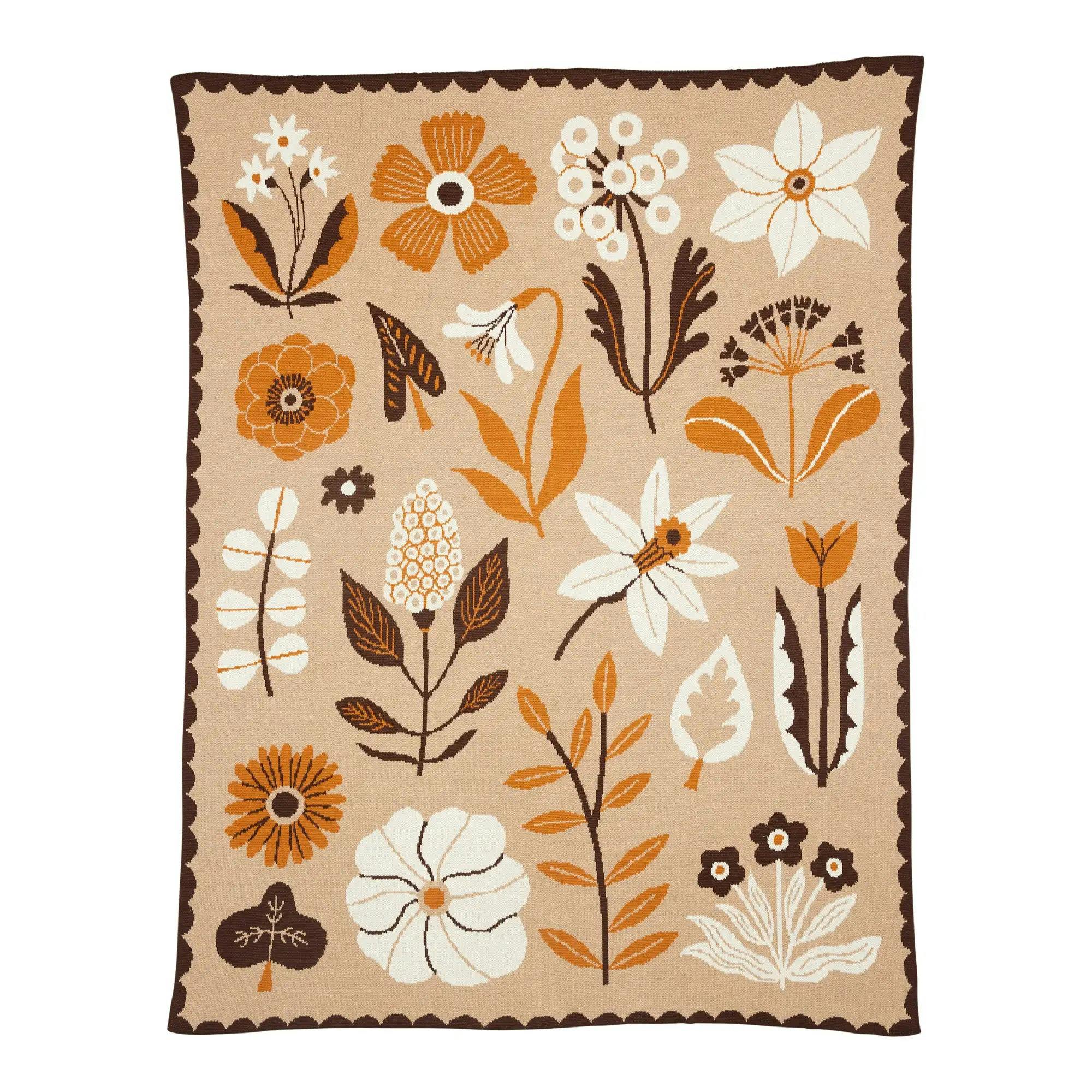 Petals Knit Blanket