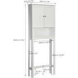 Louis Wooden Space Saver with Shutter Style Doors