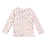 Pink Floral Cotton Pajama Set