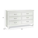 Namesake Darlington 6-Drawer Wide Assembled Dresser (56")