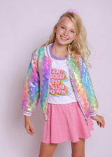 Kaleidoscope Sequin Bomber