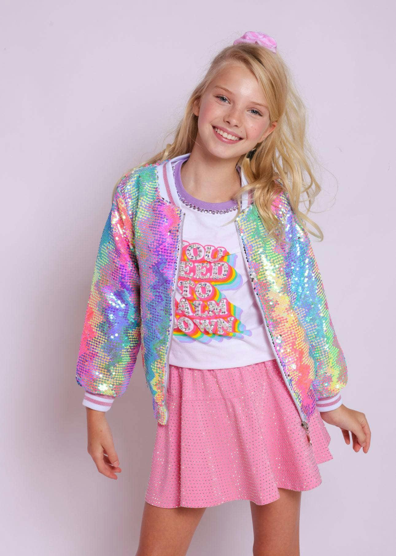 Kaleidoscope Sequin Bomber