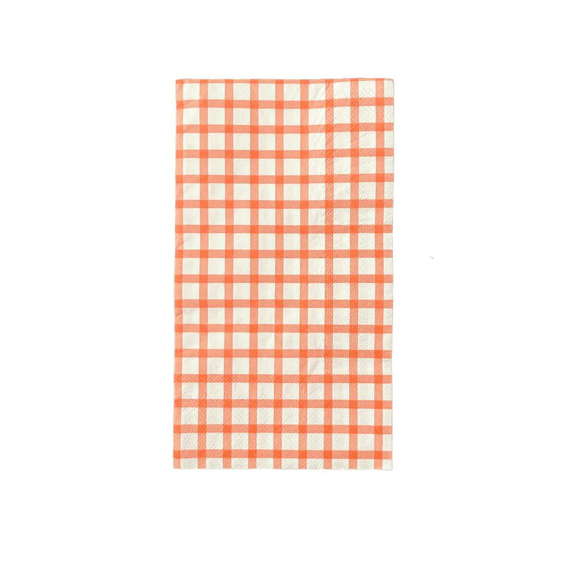 Baking Spirits Bright Light Red Gingham Guest Napkins