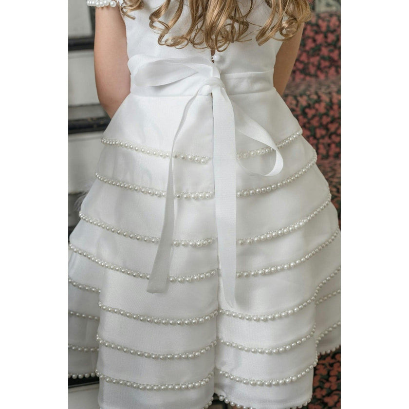White Pearl Ceremony Dress