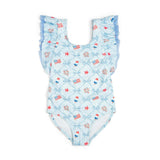Patriotic Trellis Bathing Suit