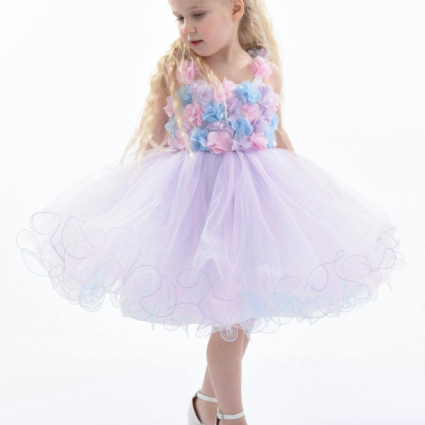 Lilac Rose Campanula Dress